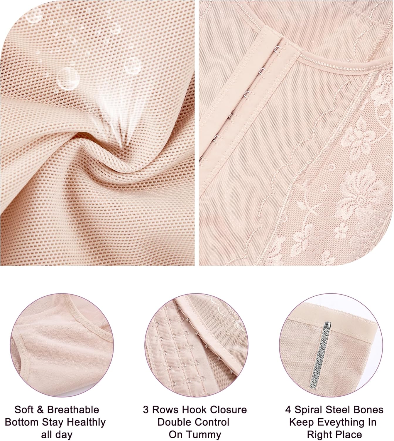 YERKOAD Tummy Control Panties for Women Shapewear Butt Lifter Short High Waist Trainer Corset Slimming Body Shaper Underwear - Image 5