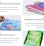 TOI Leveled Puzzles for Kids Aged 3.5 and Up, Toddler Puzzle Preschool Learning Jigsaw Puzzles, Large Pieces Educational Game for Boys Girls, Classic Education Step 4