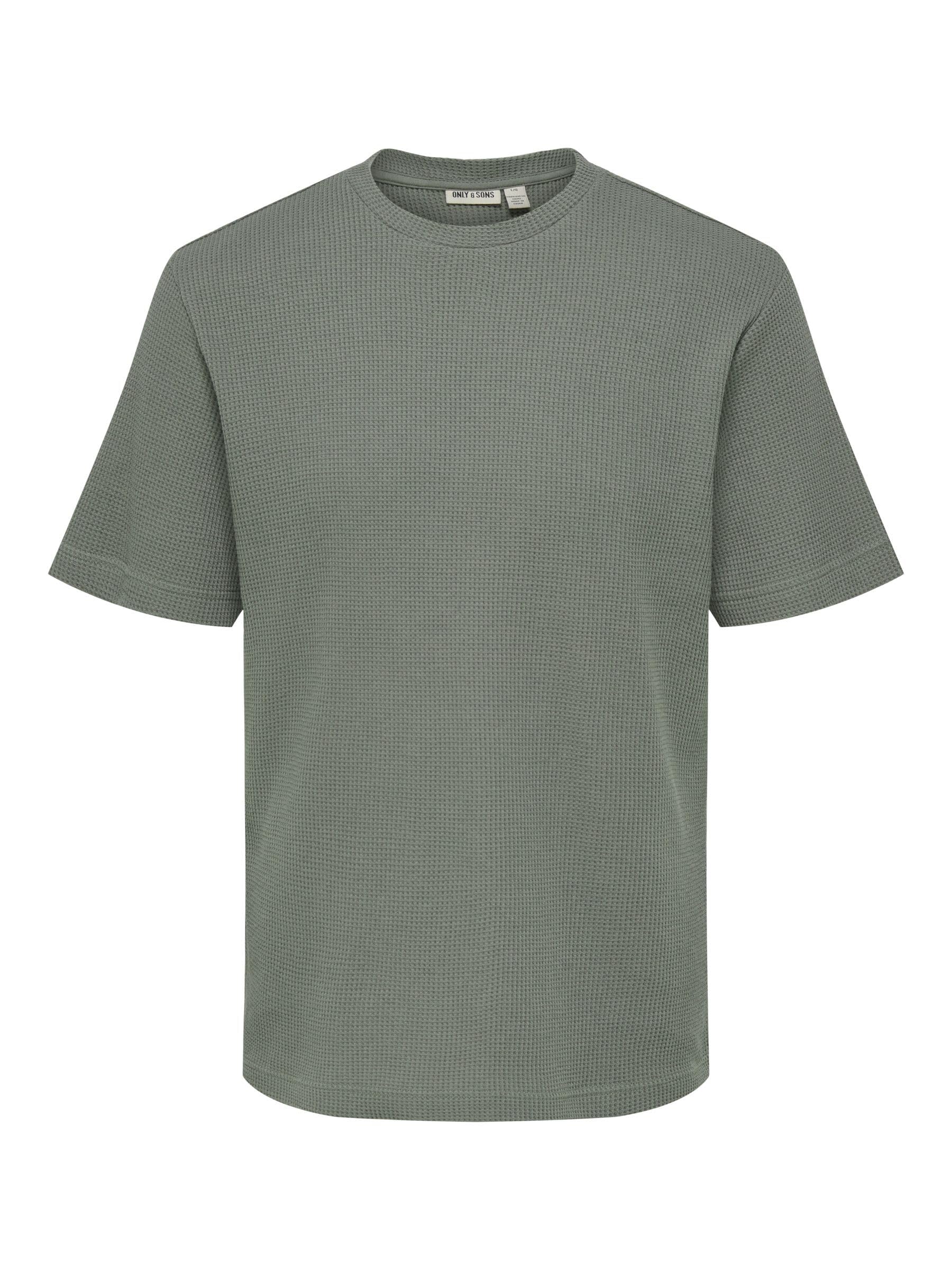 ONLY & SONS Onstobie Reg SS Tee, Castor Gray, M