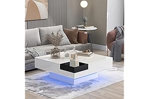 Betoko LED Glowing Jade Coffee Table