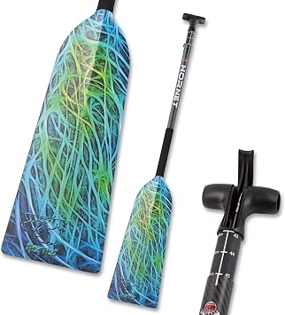 Hornet Watersports Dragon Boat Paddle - Dragon Heart - Adjustable Carbon Fiber Dragon Boat Paddle - IDBF Approved - Dragon Boat Accessories - Dragonboat Paddles