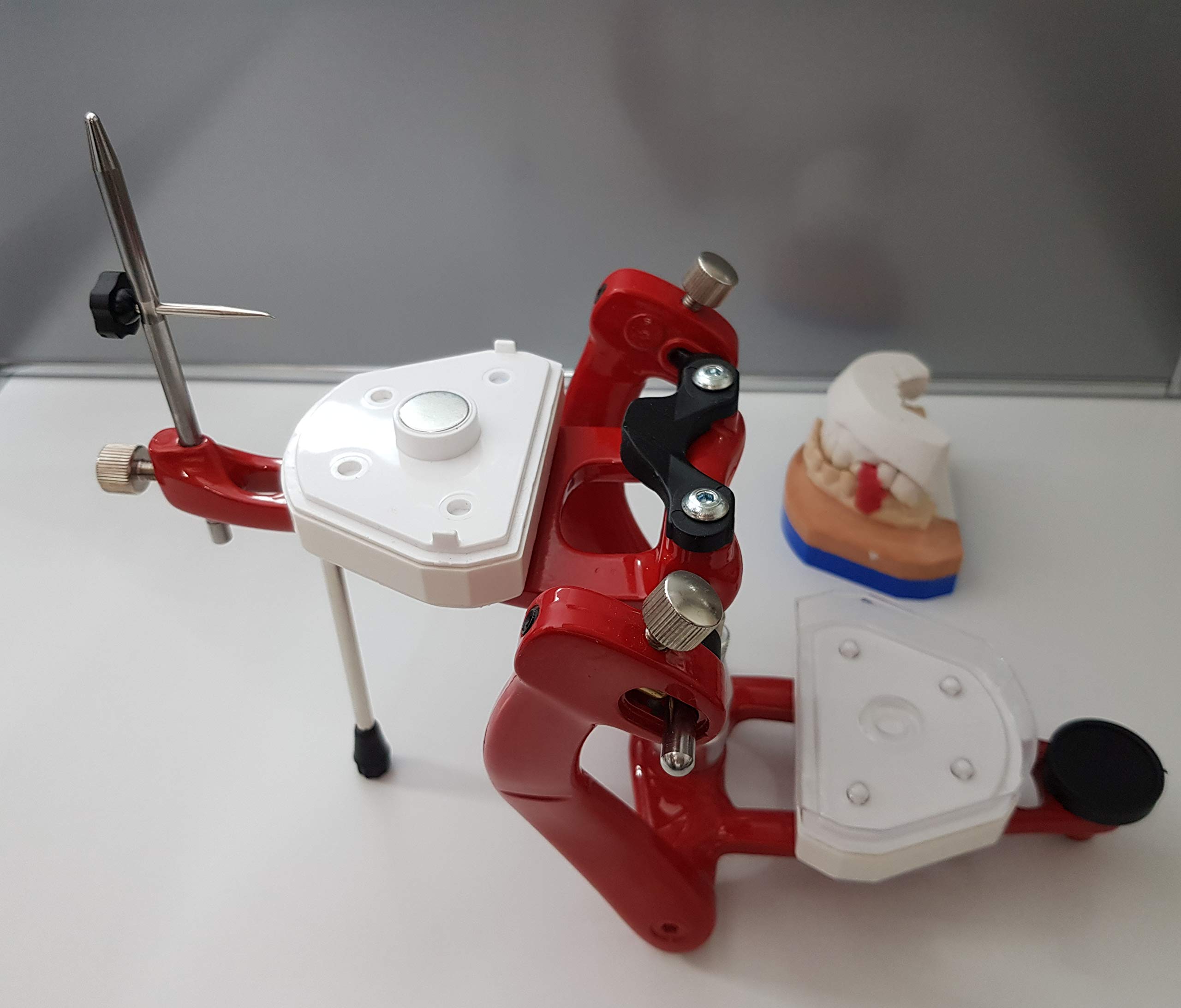 KIT porta placchette dentali per articolatore dentale (NON INCLUSO) per laboratorio odontotecnico SENZA ARTICOLATORE