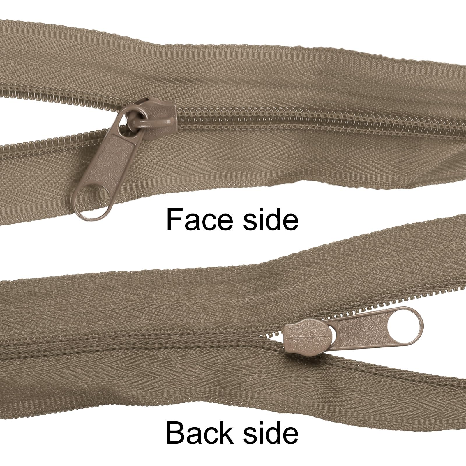 uxcell #3 10 Yards Nylon Coil Zippers - Image 4