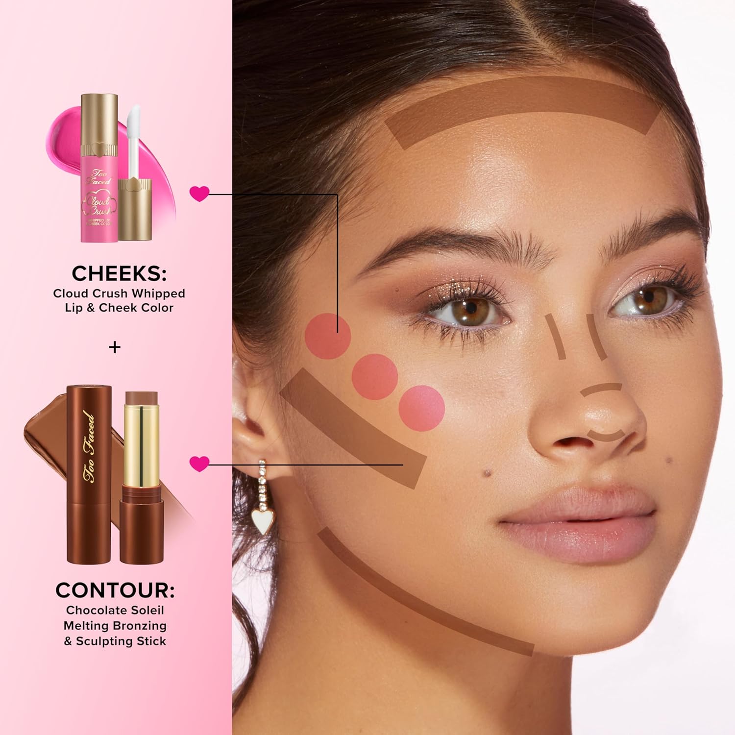 Too Faced Chocolate Soleil Melting Bronzing & Sculpting Stick | Multi-Use, Contour + Cream Bronzer Stick | Lightweight, Satin-Finish with Buildable Coverage, 0.28 Ounce - Image 5