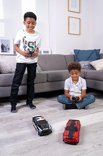 Miniatura 3 de Jada Toys Hyperchargers 1:16 2020 Ford Mustang Shelby GT500 y 2019 Dodge Challenger SRT Auto de control remoto, juguetes para niños y adultos