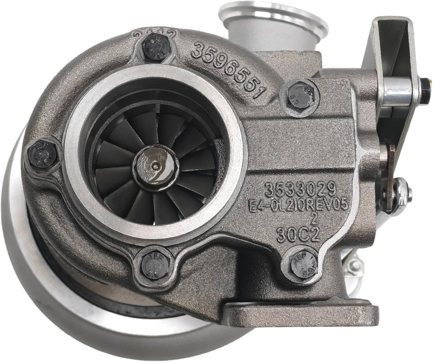 3592766 Turbo Turbocharger Kit Compatible with Dodge Ram 2500 3500 1999-2002 Turbocharger Assembly for Cummins 5.9L Truck 6BT Diesel Turbo Charger Replaces#HX35W 3800397,3590104,3538881
