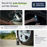 Woowind AP2-P Akkumulátoros Kompresszor, Elektromos Légpumpa Autóhoz és Kerékpárhoz 150 PSI, Powerbank Funkcióval, Presta Schrader Dunlop 7