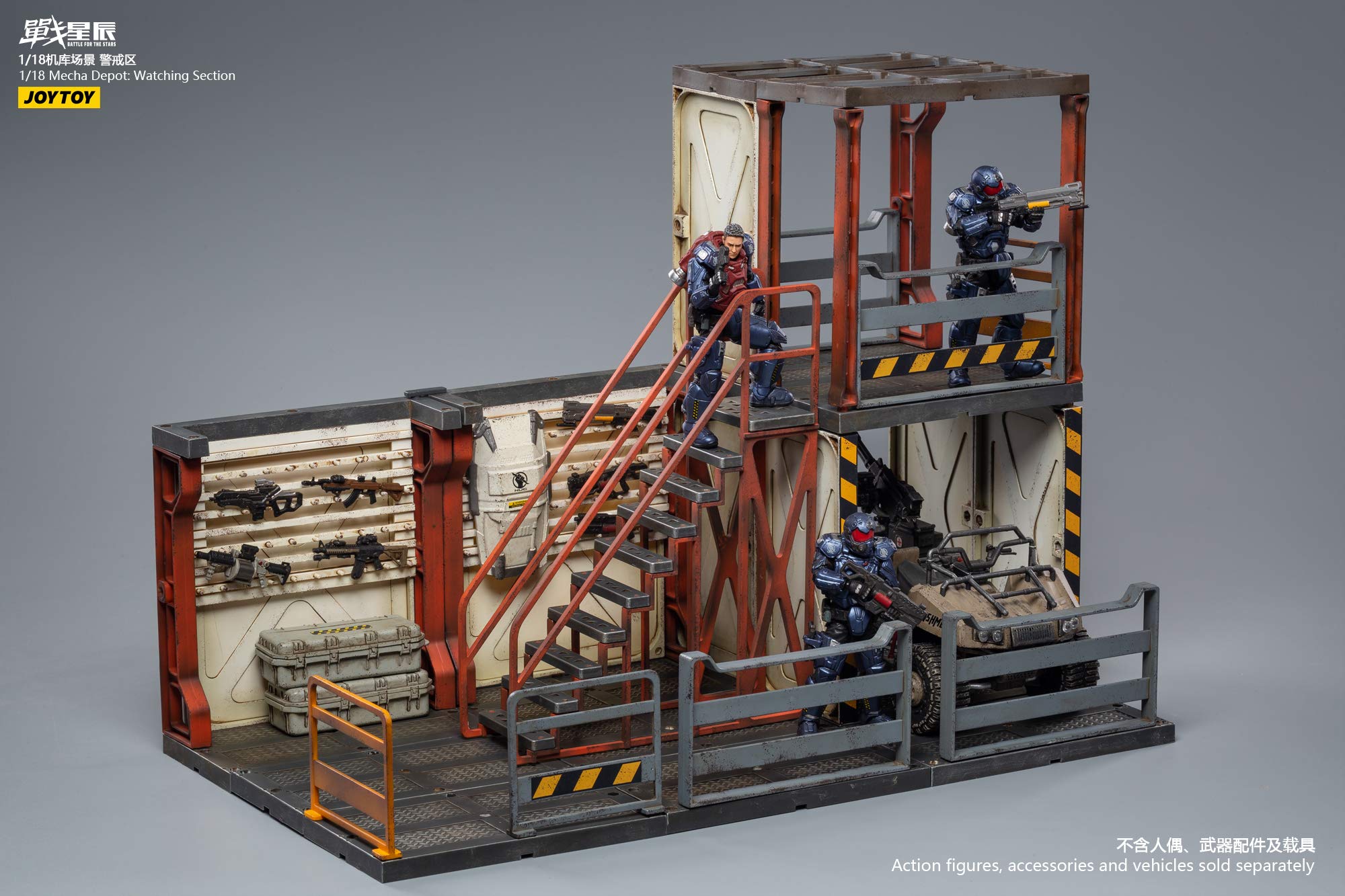 Mattel Dark Source Trading - Joy Toy Mecha Depot Watching Section 1/18 Diorama (Net)