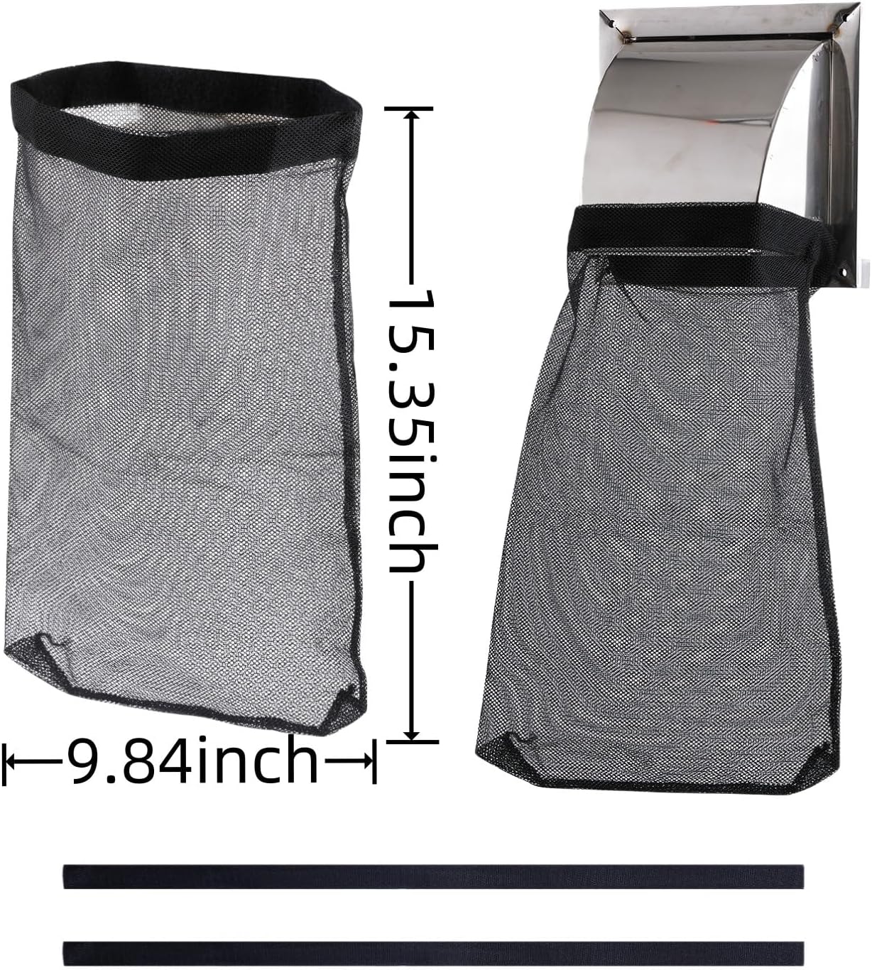 1PCS Dryer Vent Lint Catcher, Dryer Vent Lint Trap Dryer Vent Lint Bags for Outside Dryer Vents,Outdoor Lint Dust Bag for Dryer Vent