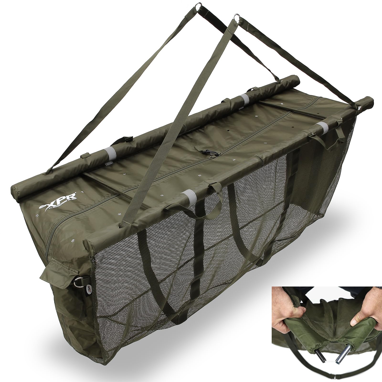 NGT XPR Floatation Fishing Sling Retaining System Compact Mesh PVC & Case