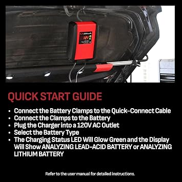 Schumacher SP1298 12V Automatic Battery Charger and 6A Maintainer