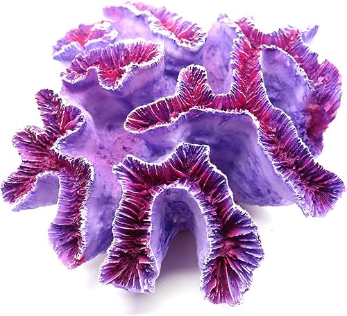 Besimple Aquarium Coral Ornaments Decor Fish Tank Plants Decoration for Aquarium Landscape,Purple(Purple)