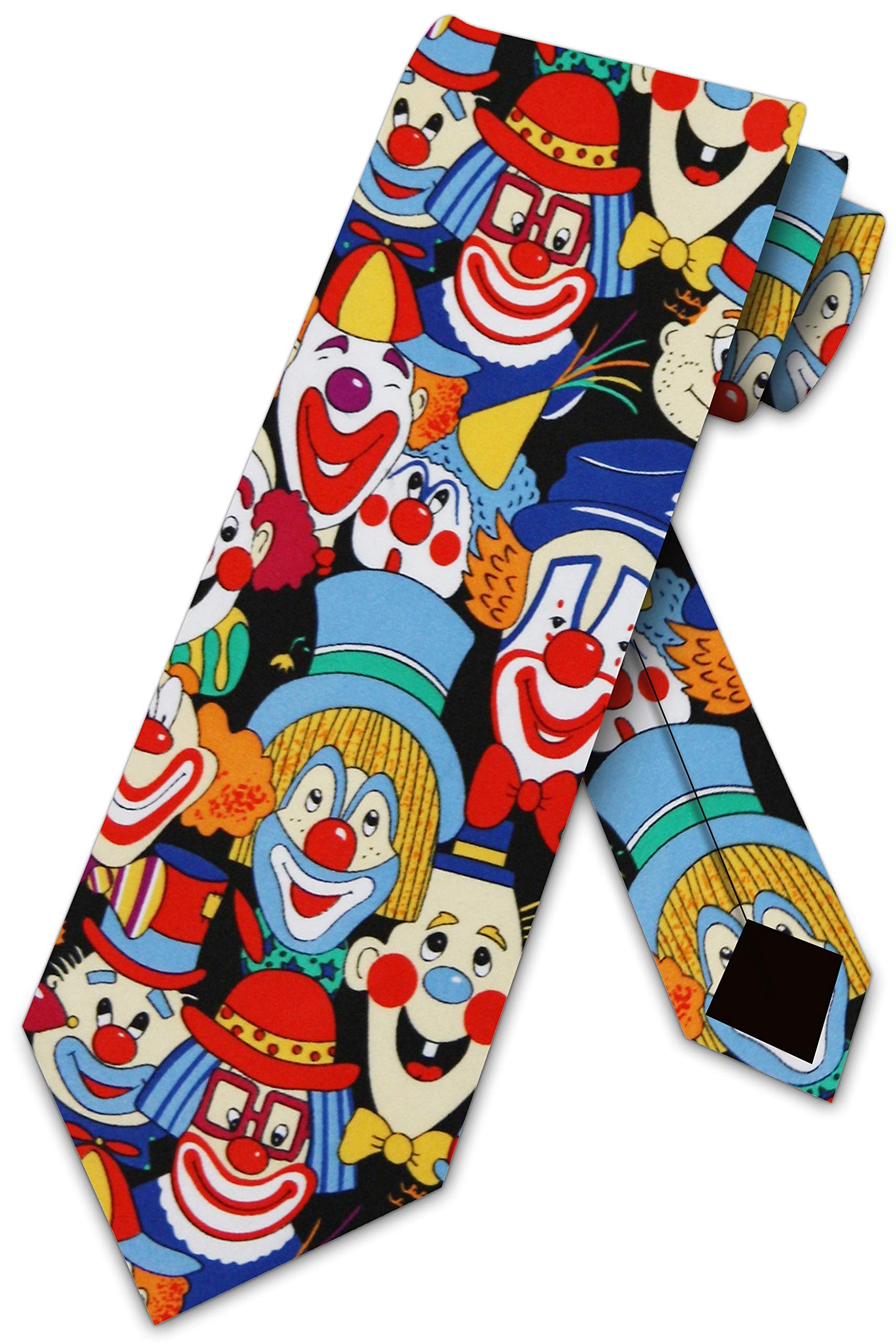 Atourdealss Men's As Shown Big Clowns Tie Necktie