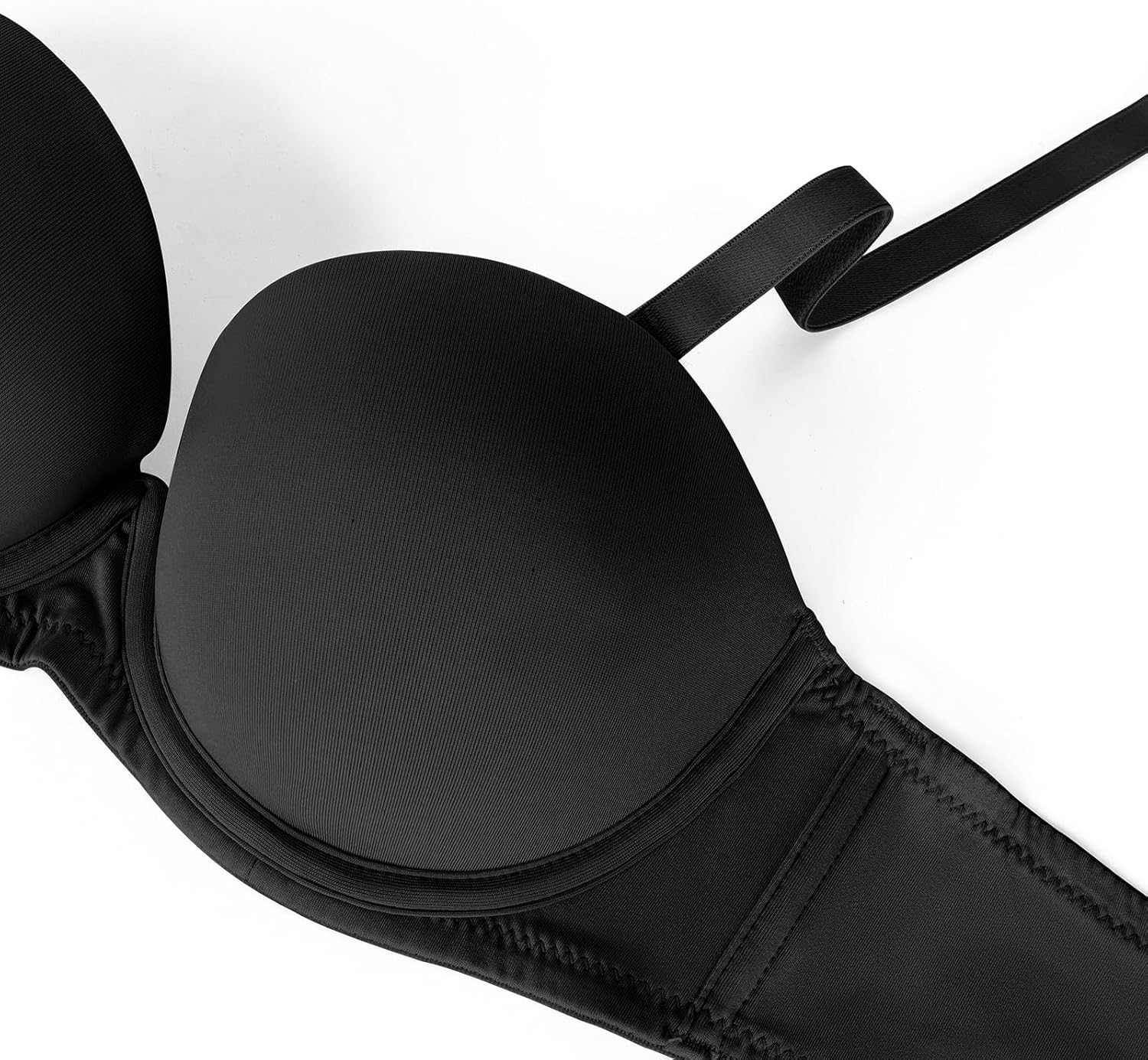 YANDW Strapless Convertible Pushup Bra Heavily Padded Lift Up Supportive Add Two Cup Multiway Tshirt Bras - Image 3