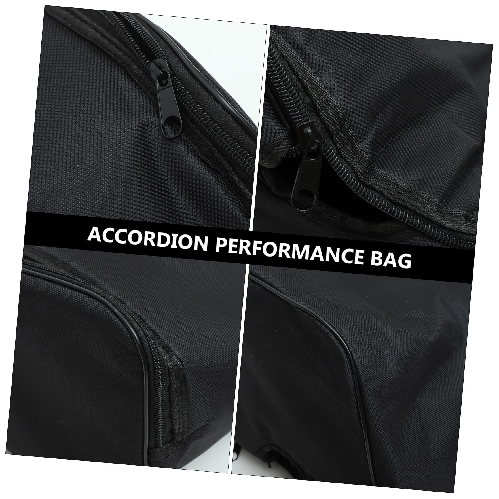 Borsa per Fisarmonica Oxford Nero, Tracolla Regolabile