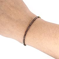 Vista 85 de Natural Lightweight Beaded Braided Bracelets Handmade Gemstone Jewelry Pull String Adjustable Bracelets For Women