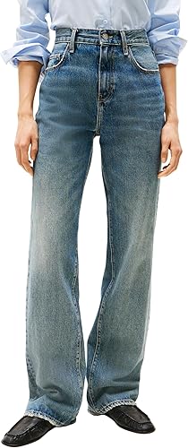 Tommy Hilfiger Relaxed Bootcut Corte de Bota Relajado HW WW0WW44352, Denim (Seli