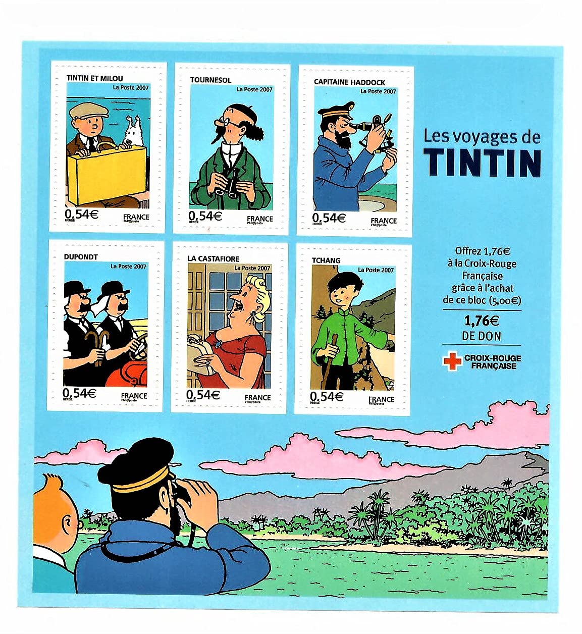 Aranyak Hobby™ The Universe of Tintin France 2007 Souvenir Sheet Contains 6 Stamps ( Tin Tin Comics Series ) (B09CNDRRBZ) Amazon Price History, Amazon Price Tracker