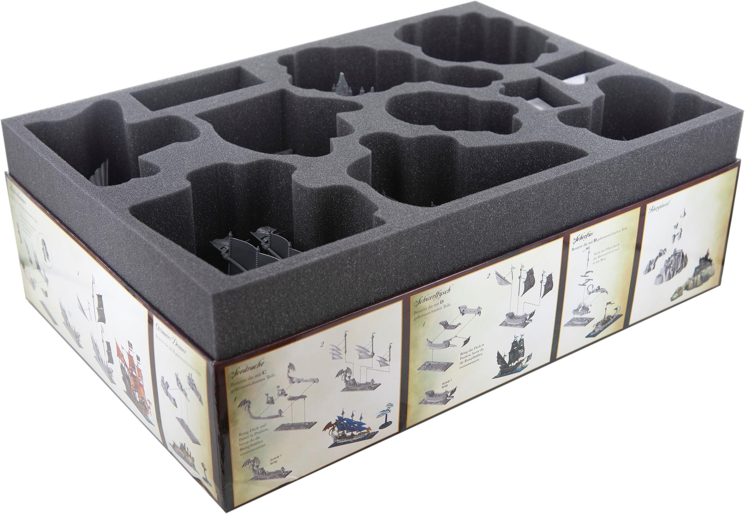 Zestaw półek z pianki Feldherr do Dreadfleet - pudełko na gry planszowe
