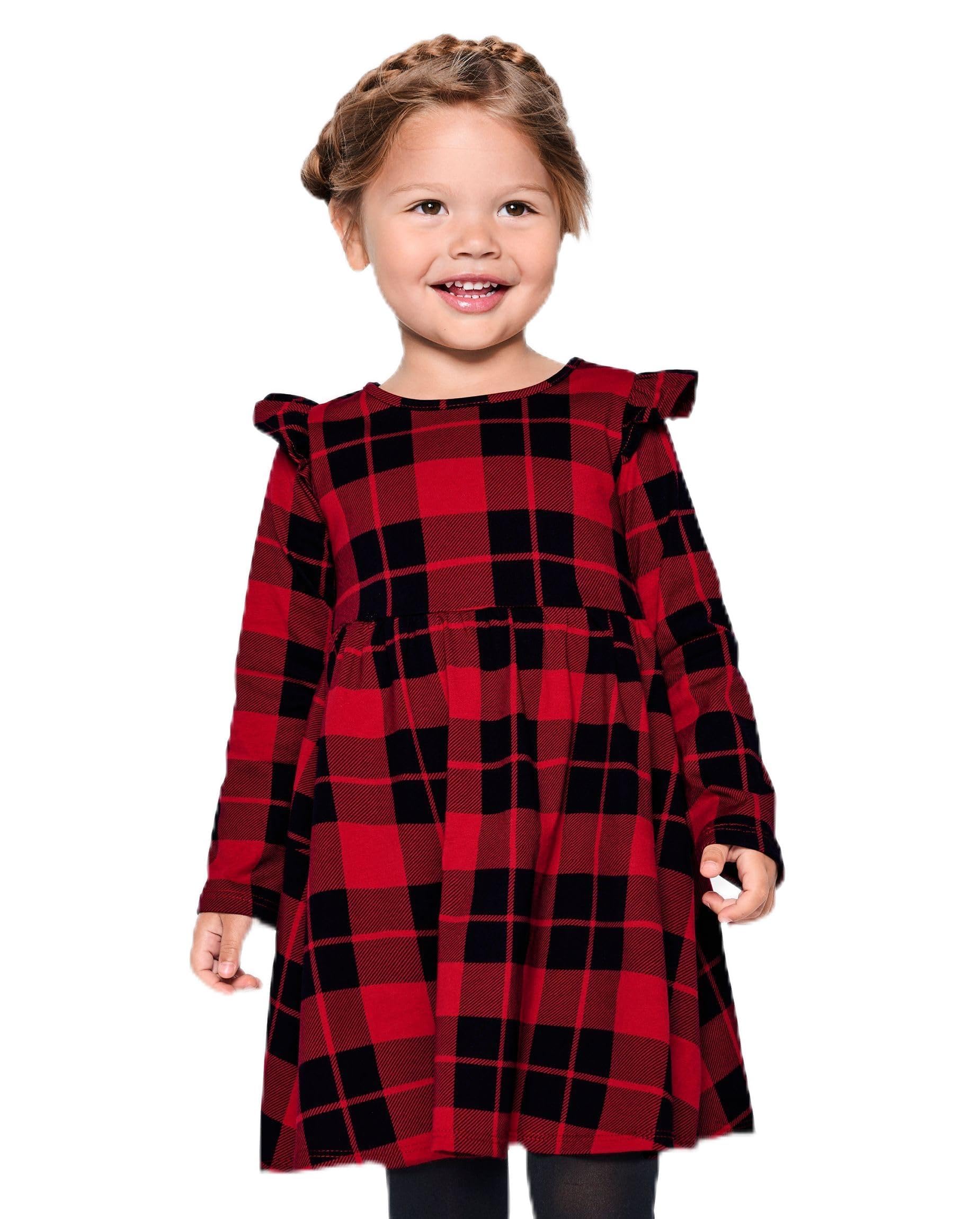 The Children's Place Baby Girls' and Toddler Long Sleeve Casual Dresses