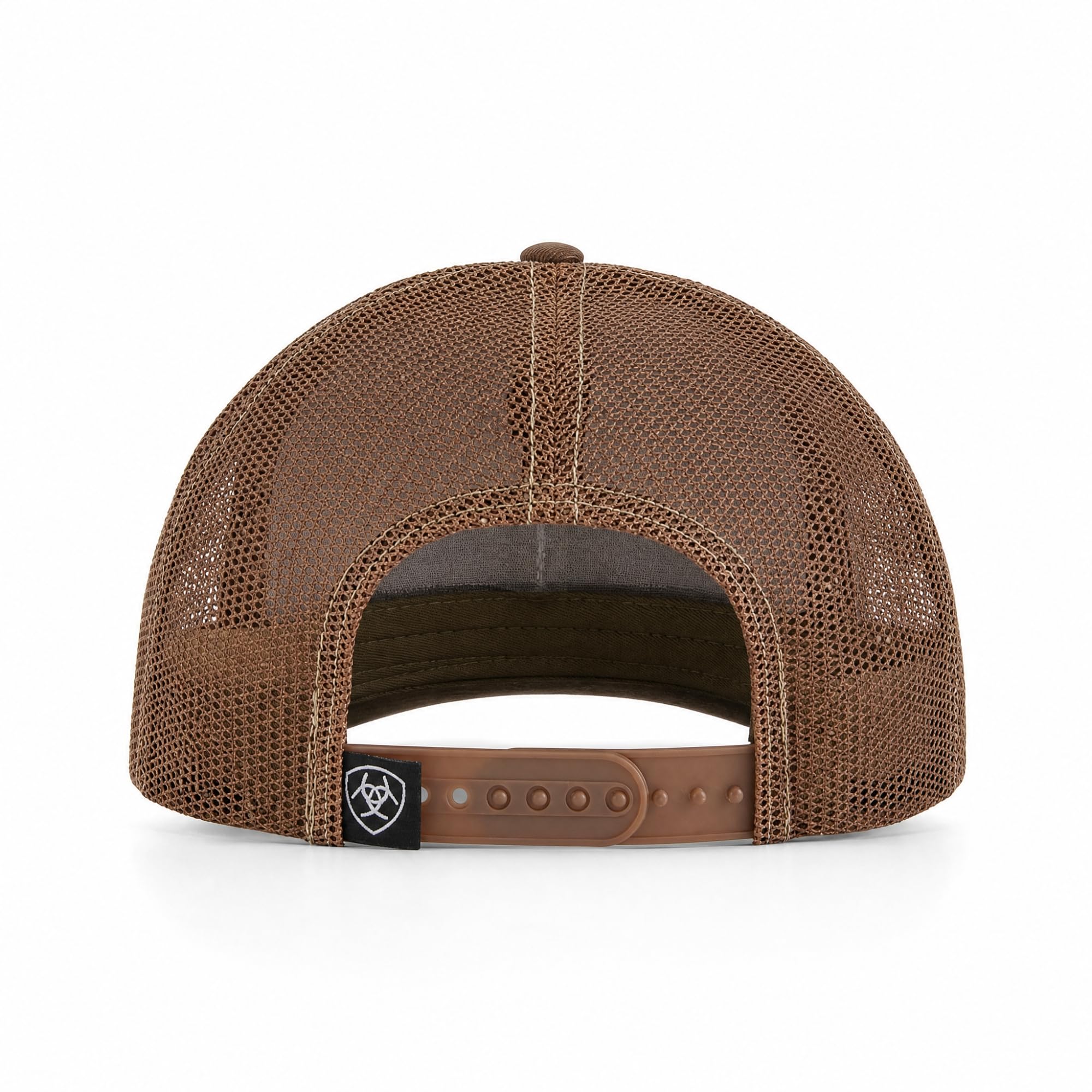 Ariat Black Red Gray Mesh Hat Cappellino da Baseball Uomo