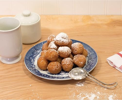 Miniatura 5 de Mrs. Anderson's Baking Cuchara de azúcar en polvo, acero inoxidable 188 con malla fina, 5.25 pulgadas x 2 pulgadas