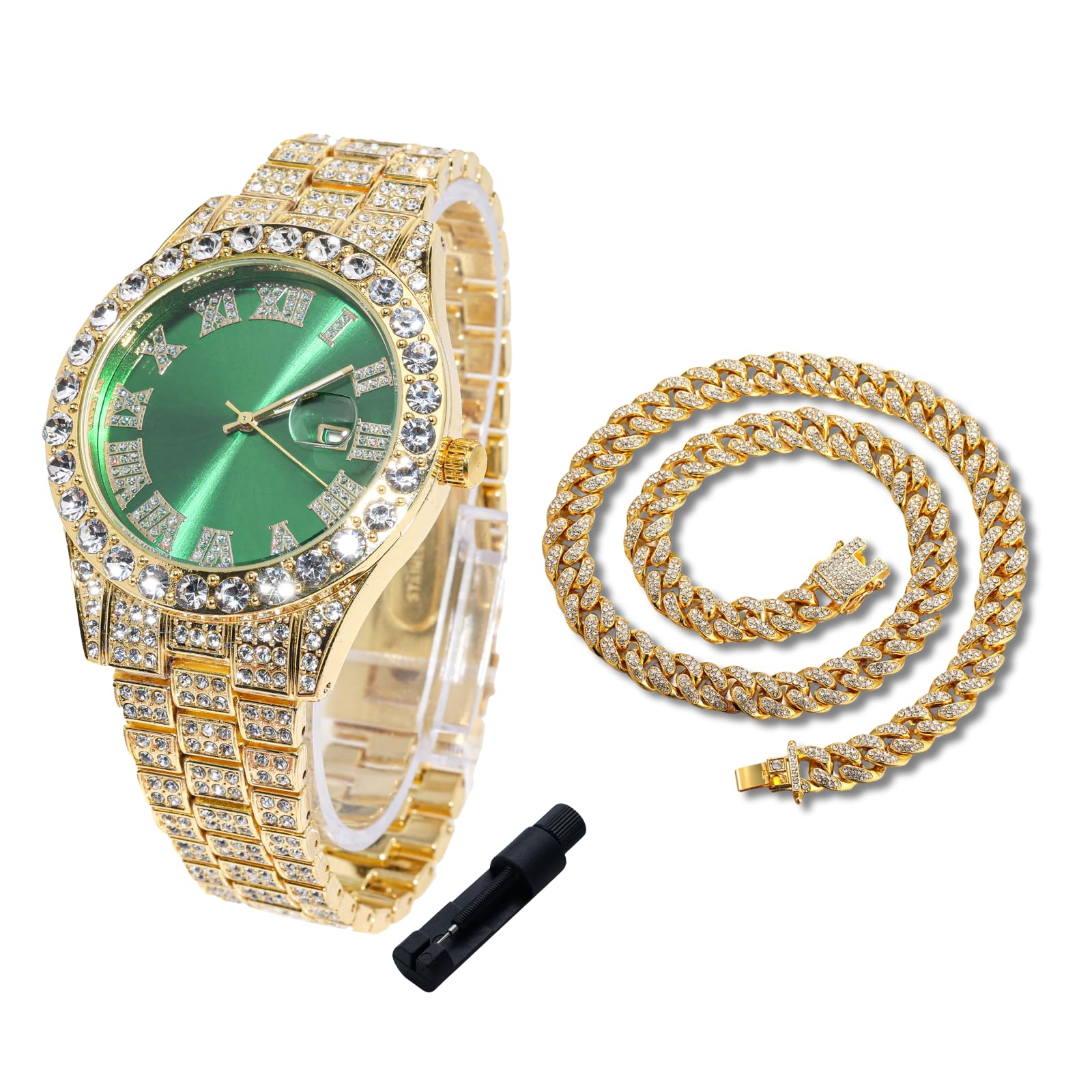 Halukakah Watch for Kids - 42MM Blue/Green/Red Dial - 8" Length