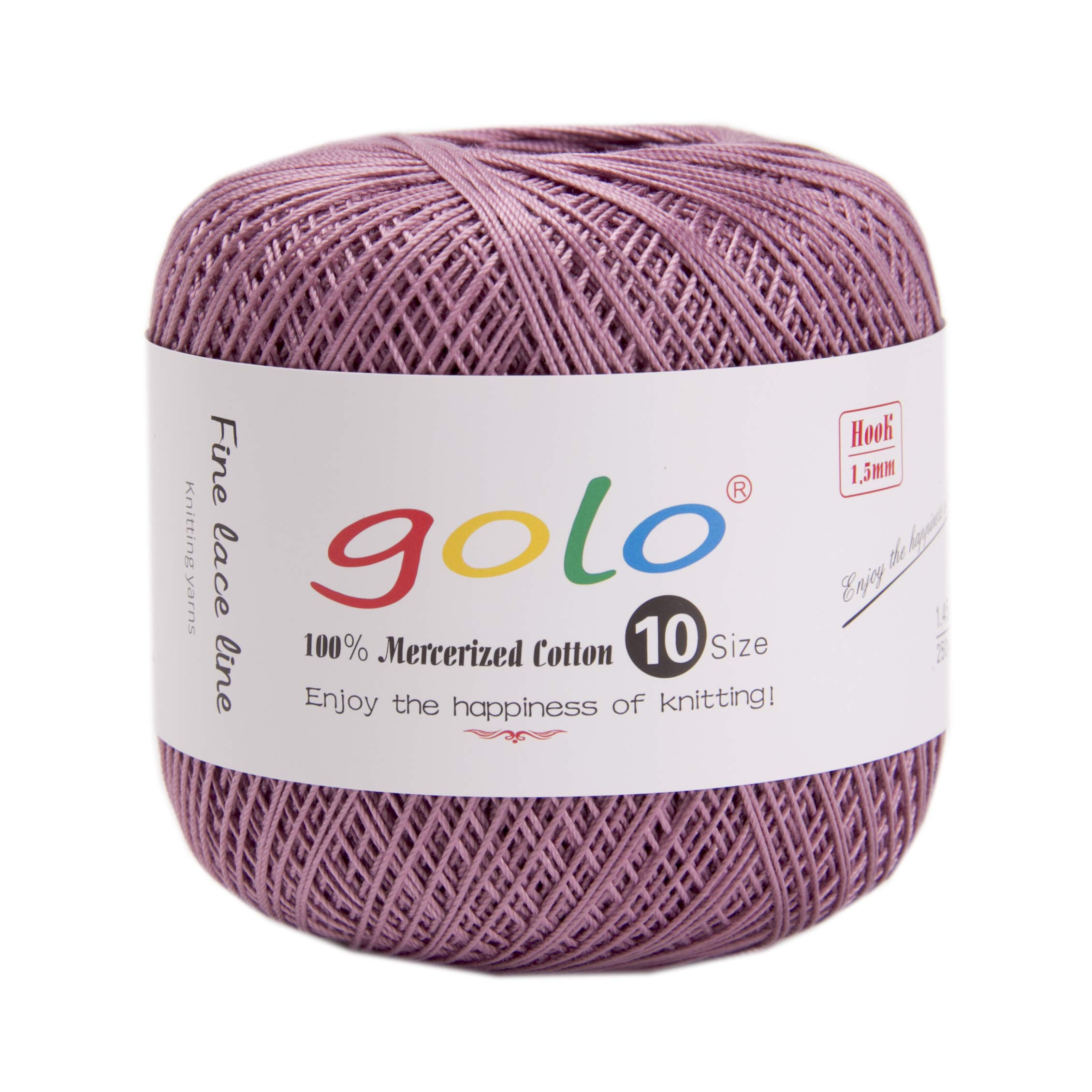 golo Crochet Thread Size 10 for Hand Knitting Yarn crocher Yarn (Bronze Color)6-165 — image 1