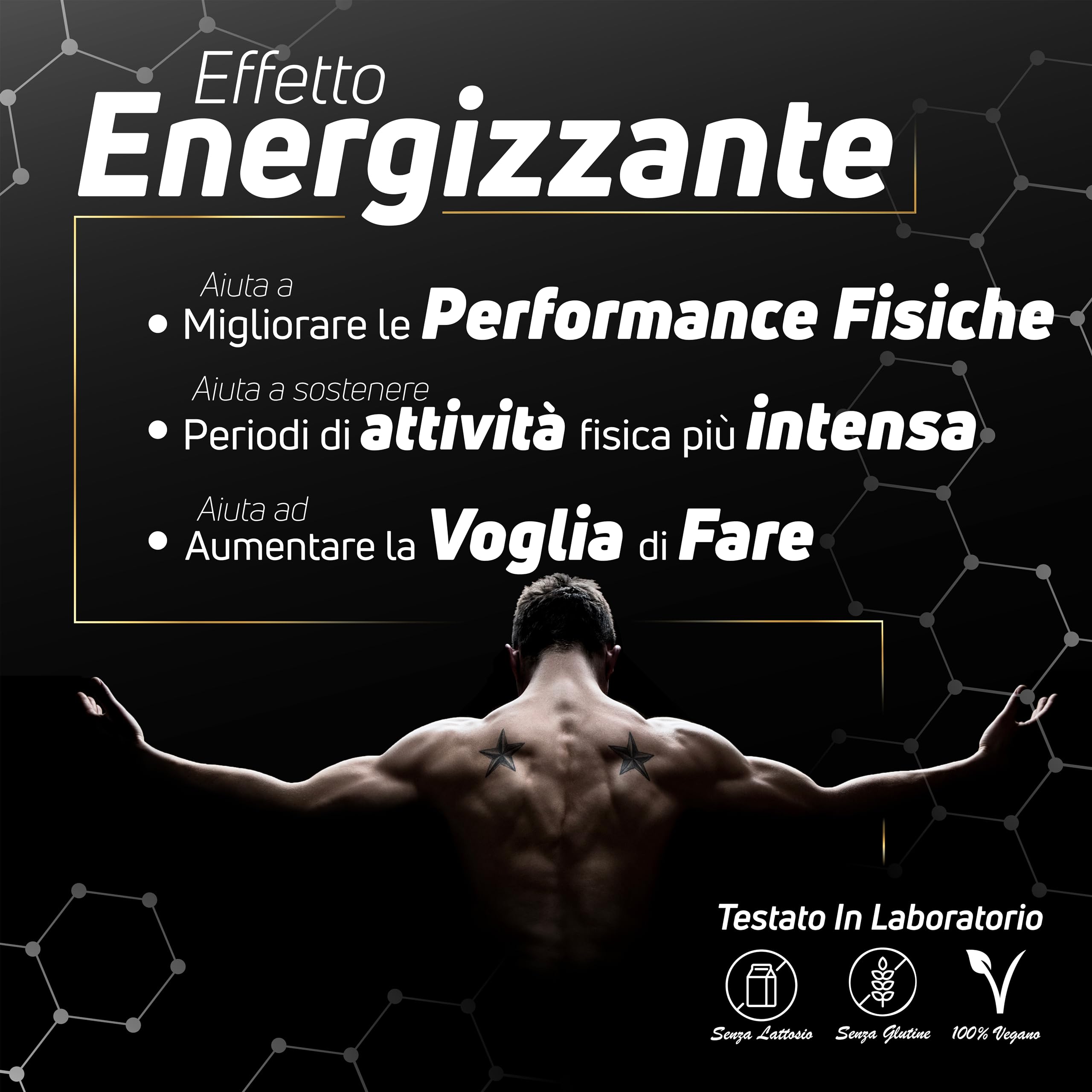 Maca Peruviana Nera + Tribulus Terrestris + Arginina + Vitamina B C D | Alto Dosaggio | 120 compresse | Integratore per Vigore fisico e mentale | Bexor