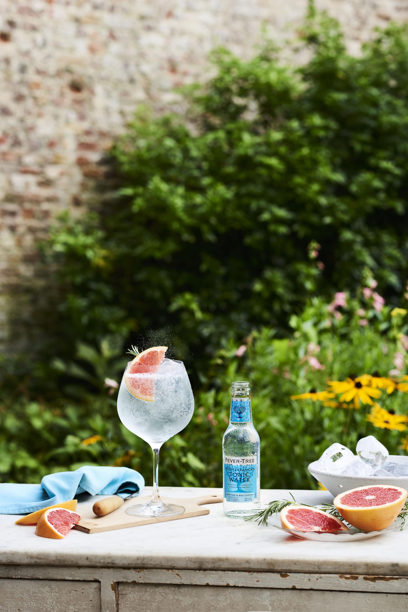 FEVER-TREE | Mediterranean Tonic Water | Mit natürlichen Aromen wie floralen Botanicals | 24 x 200ml