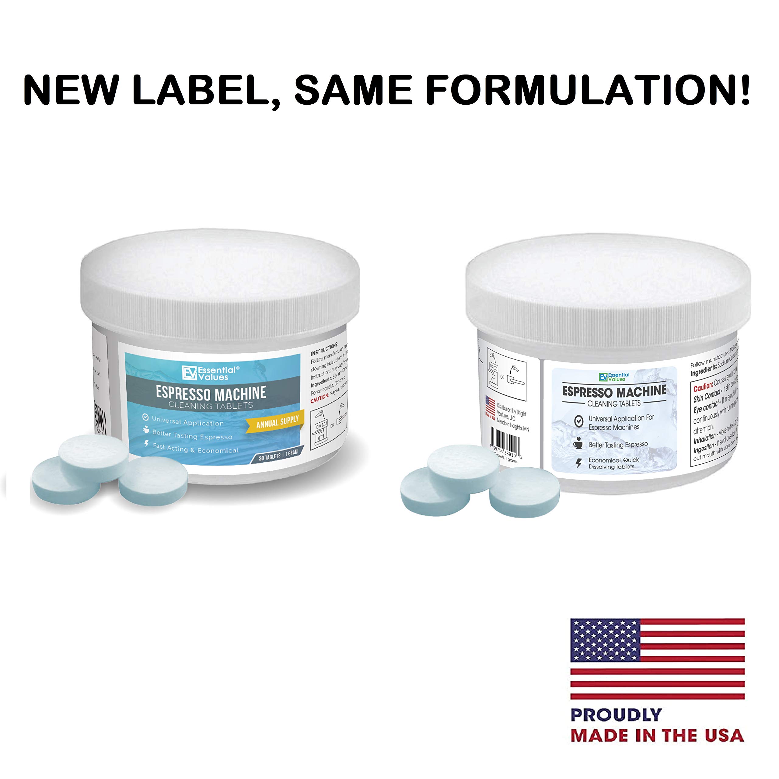 Espresso Machine Cleaning Tablets (30 Tablets), Compatible with Jura