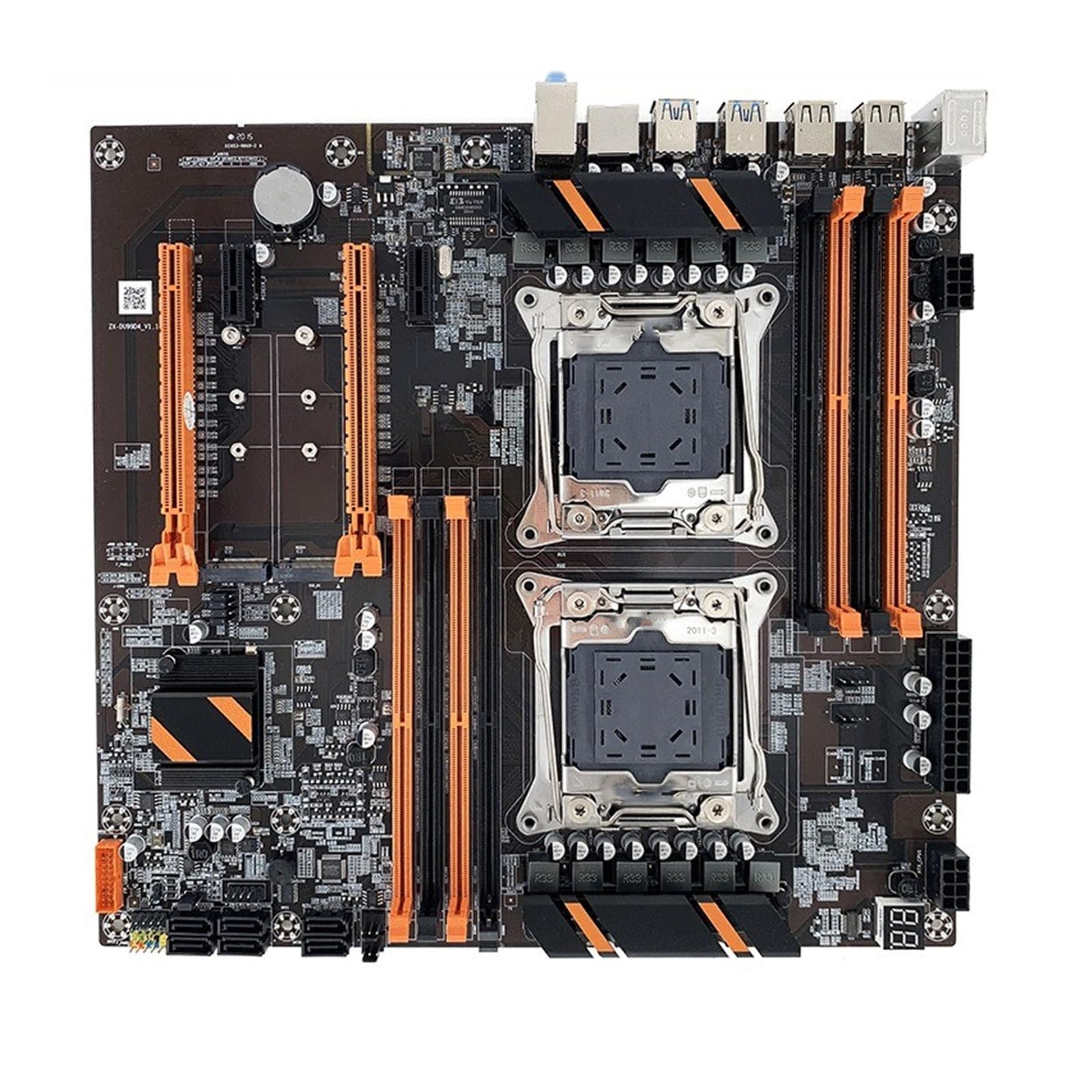 Scheda madre Scheda principale Fit For X99 Computer desktop server Dual DDR4 2011v3 e5 Zhiqiang 2678V3 set multi-aperto