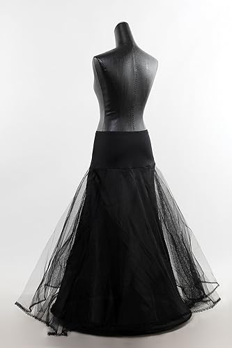 Sottogonna Con Pizzo E Cerchio - Crinolina 3 Strati Per Abiti Da Sposa E Sera - Taglia Unica (Adatta Da XS A XXL)