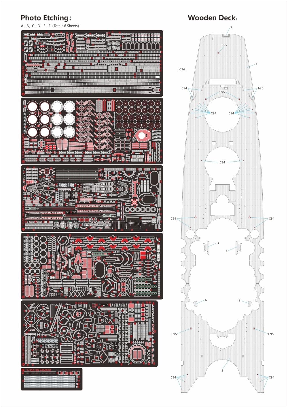 1/350 IJN Yamato Deluxe Kit (BELBV350902DX)