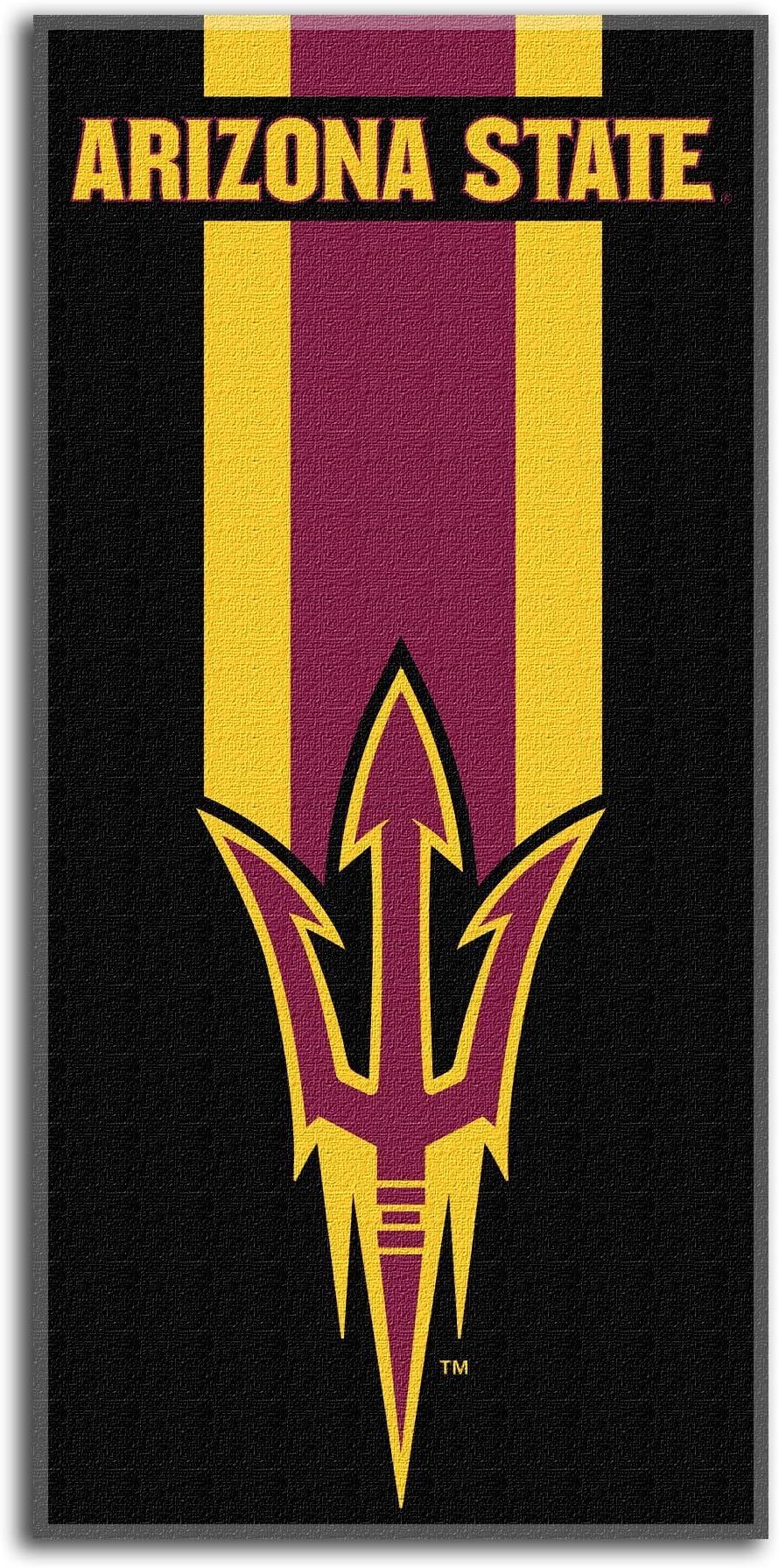 Northwest NCAA Arizona State Sun Devils Unisex-Adult Beach Towel, 30" x 60", Zone Read (Pack of 6)