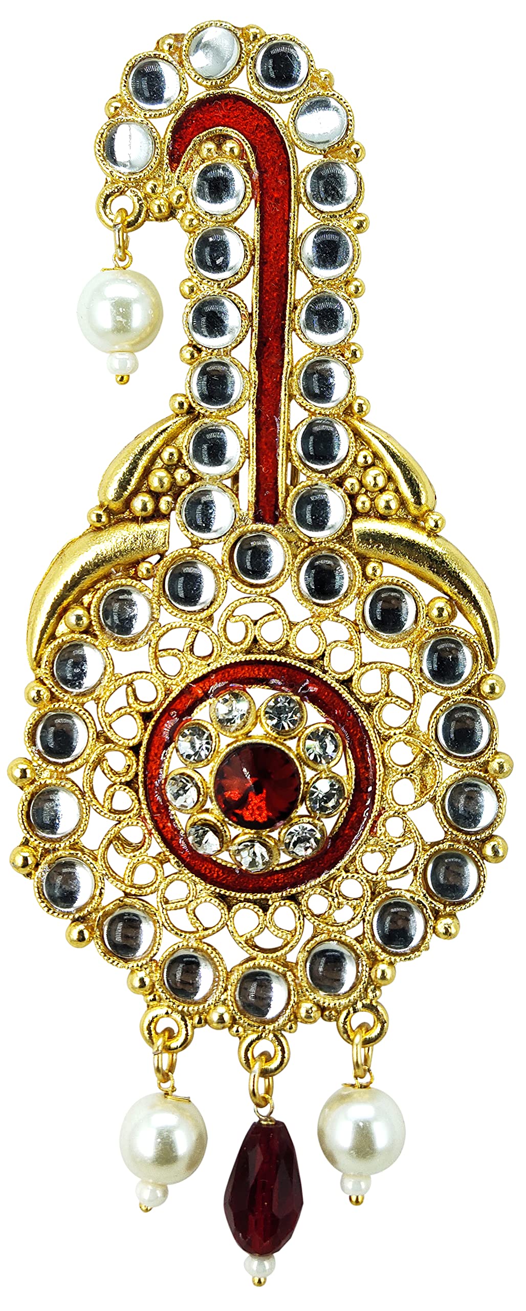See full amazon price history chart for RAADHE CREATION® Golden Plated Traditional Stone Maroon Pearl Classy Safa kalgi For Groom Pagdi Wedding Dulha Accessories RAADHE CREATION® Golden Plated Traditional Stone Maroon Pearl Classy Safa kalgi For Groom Pagdi Wedding Dulha Accessories (B09HPYCPQJ) Amazon Price History, Amazon Price Tracker