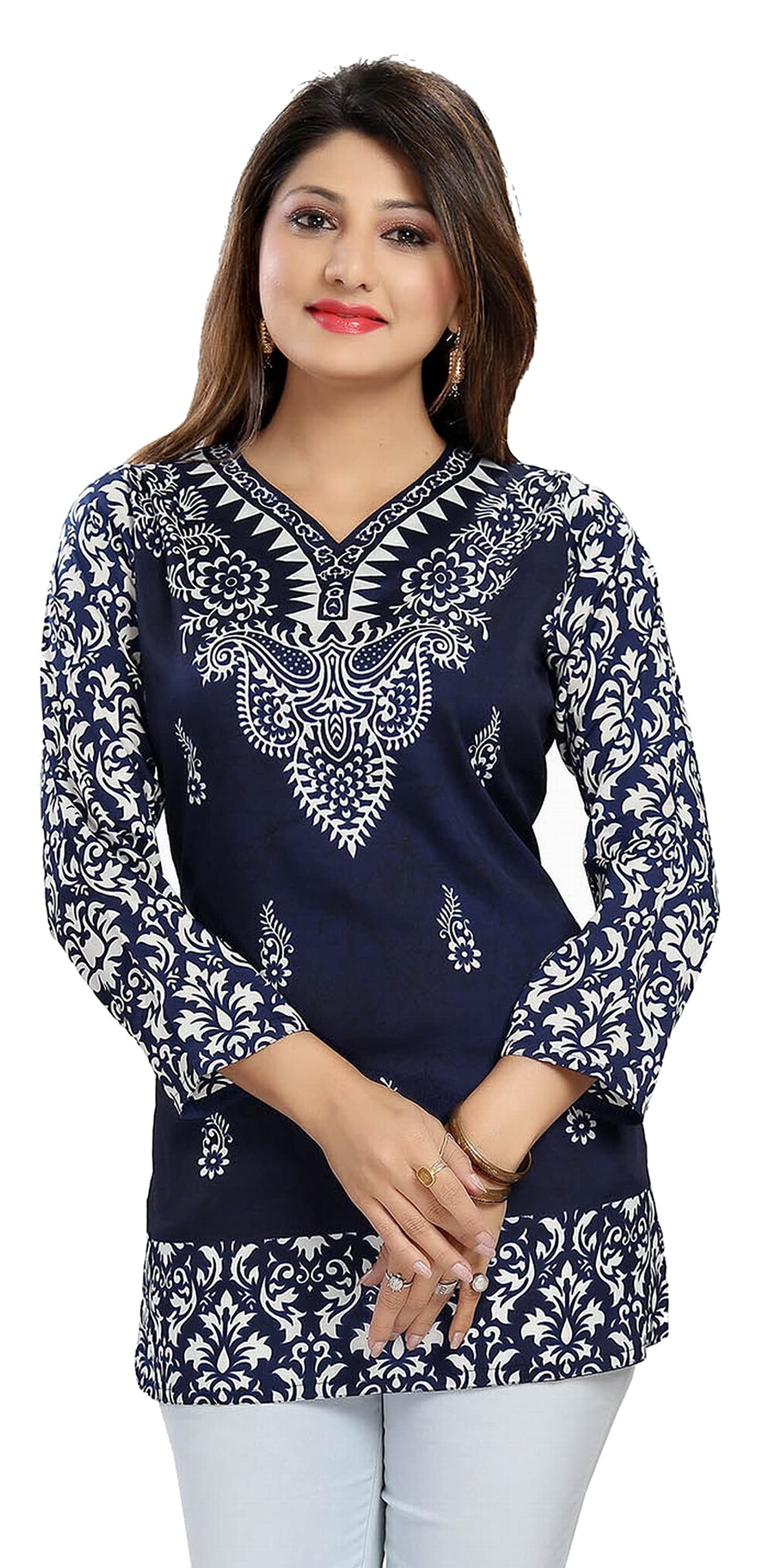 Meher Impex Women's Girls Crepe Top