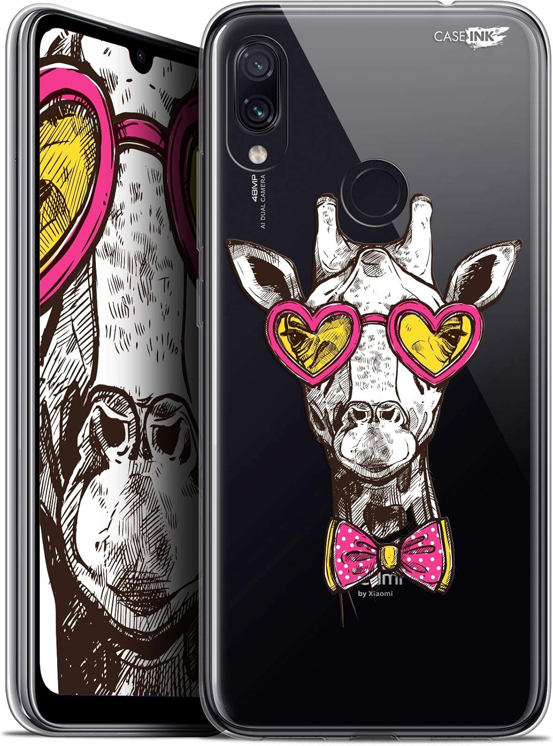 Xiaomi Redmi Note 7 Case, Ultra Thin Hipster Giraffe Pattern Phone Case Cover for 6.3" Xiaomi Redmi Note 7