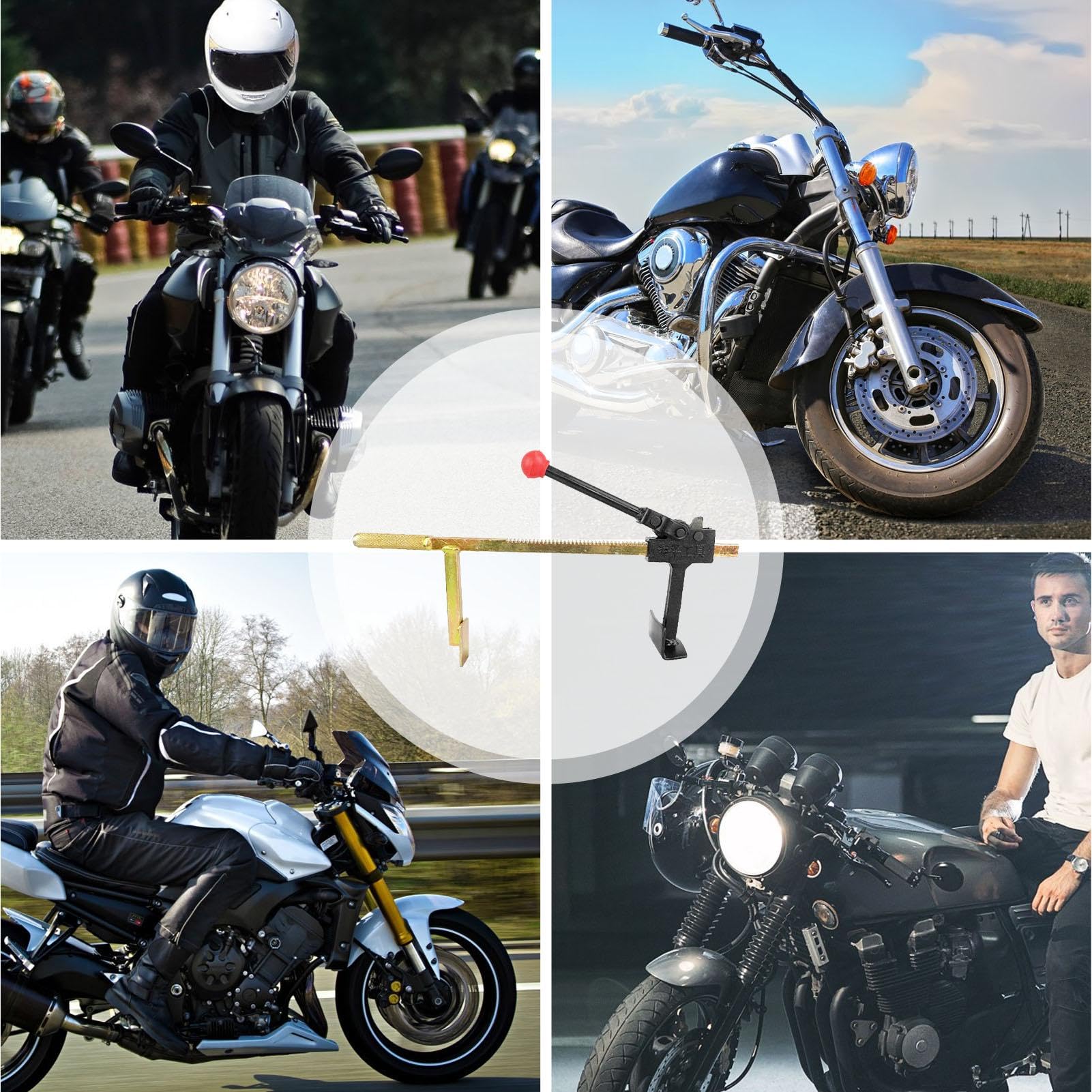 Étallonateur de moto - Démonte-pneus multi-usages en métal - Équipement de