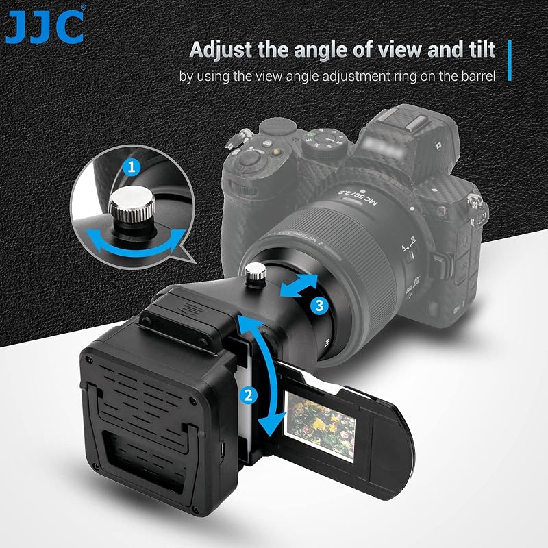 JJC 35mm Negatív Szkenner LED Megvilágítással és Dia Tartóval
