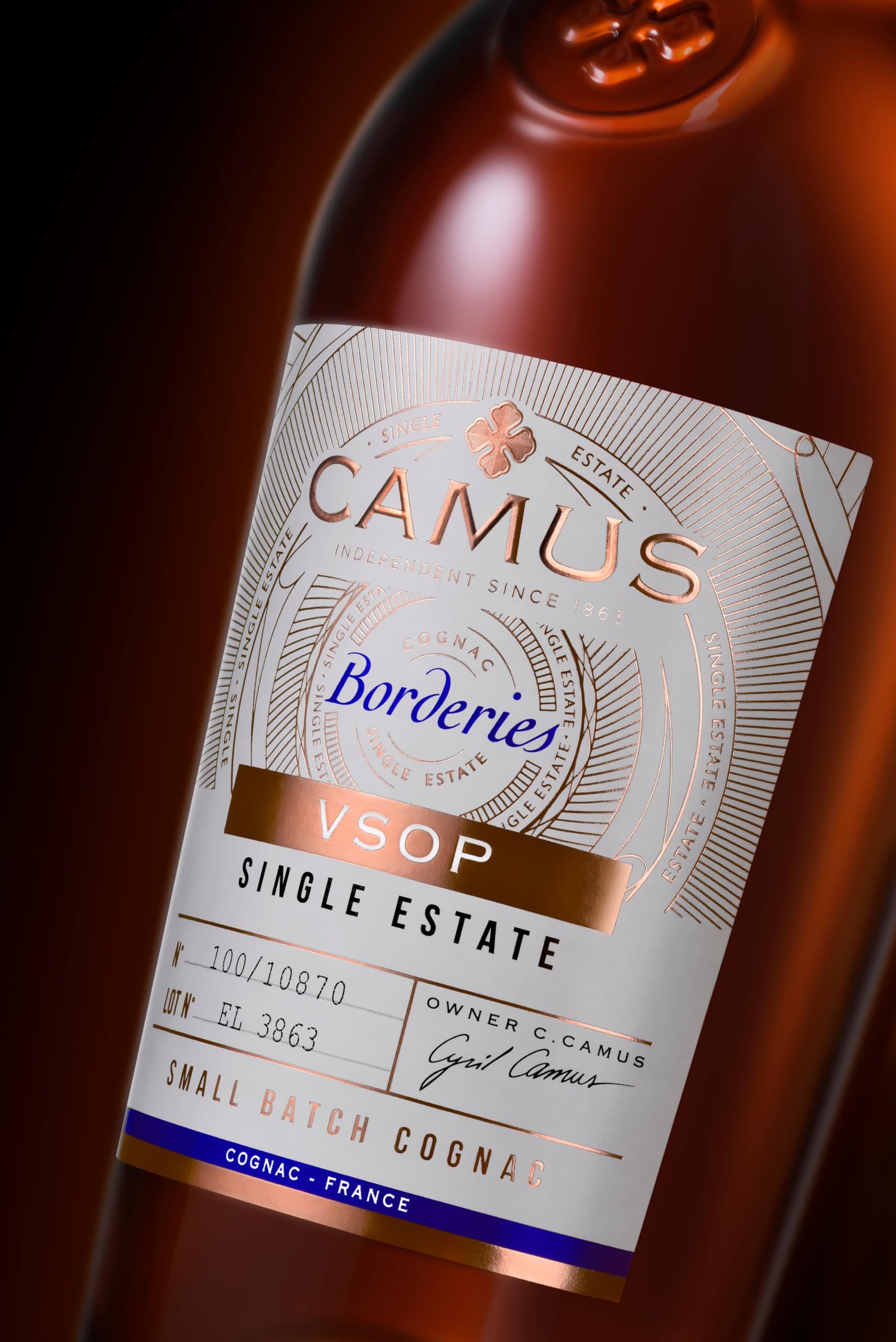 Camus VSOP Borderies Cognac Limited Edition Single Cru 70cl 40% Geschenkverpackung