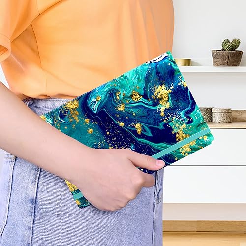 Miniatura 5 de Cuaderno rayado, tapa dura, tamaño mediano de 5.7 x 8.4 pulgadas, 160 páginas de papel grueso, bonito cuaderno estético A5 con rayas universitarias