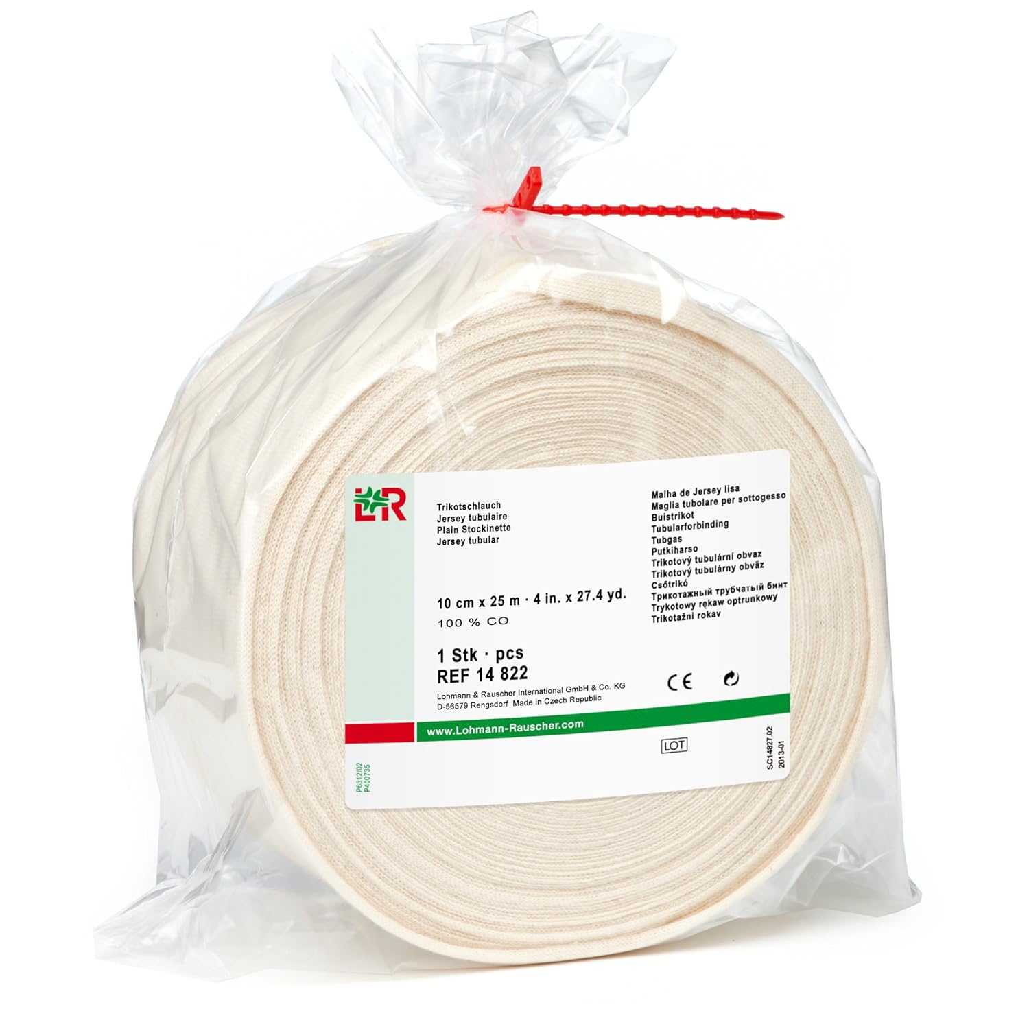 Up To 60% OFF Lohmann & Rauscher-25758tg Cotton Stockinette, 100% Cotton Tubular Bandage for Protection Under Casts, 10 cm x 25 m Roll