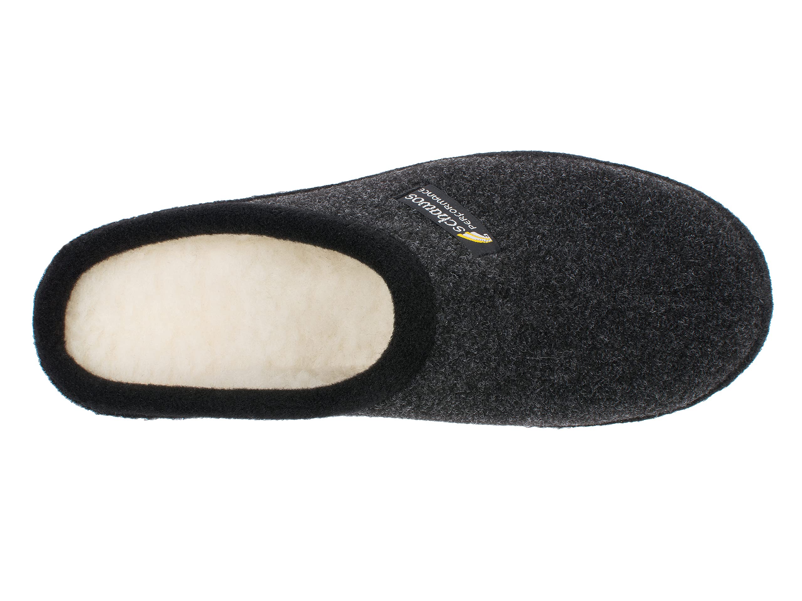 Schawos Zapatillas de estar por casa de fieltro para hombre, de calidad, fabricadas en Alemania, con plantilla anatómica y amortiguación activa del talón