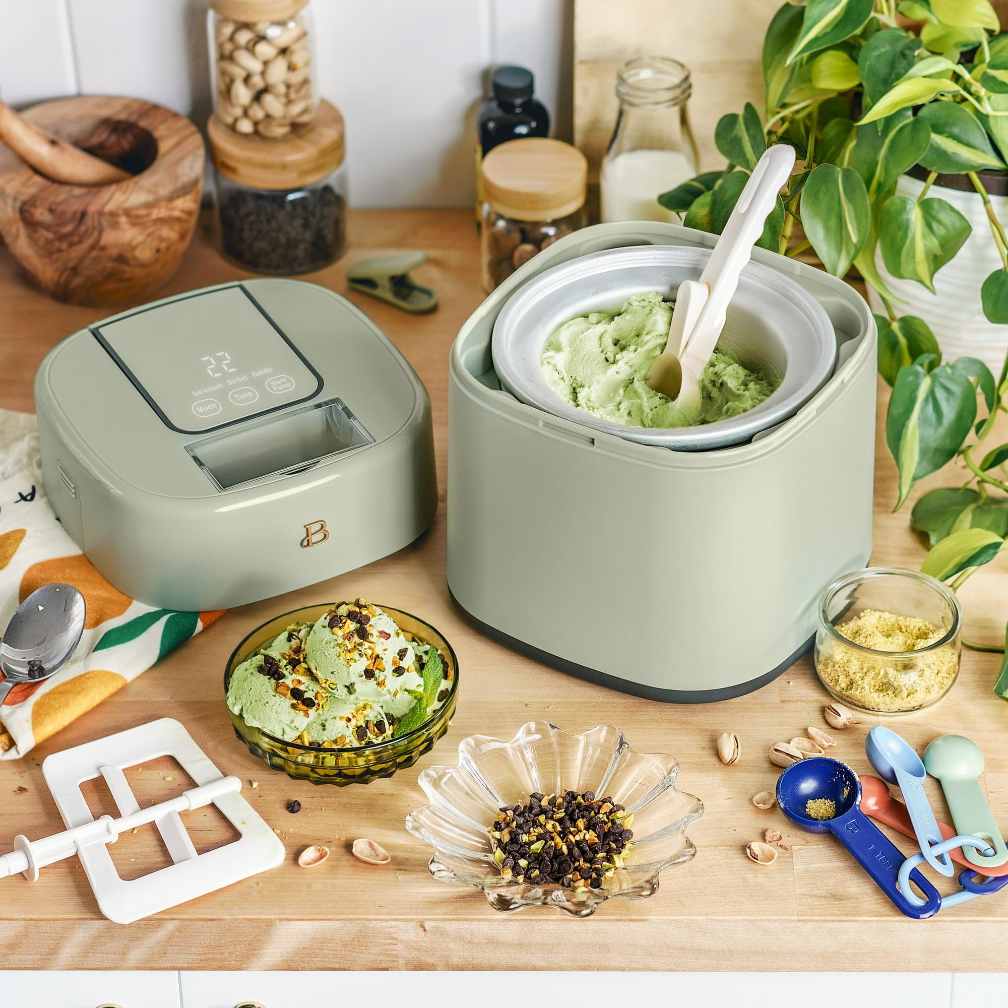 1.5 Quart Ice Cream Maker With Touch Display | Electric Frozen Yogurt & Sorbet Machine | 3 Preset Functions & Digital Timer | Ready In 20 Minutes | Includes Mixing Paddle on Fridge.com - View 2