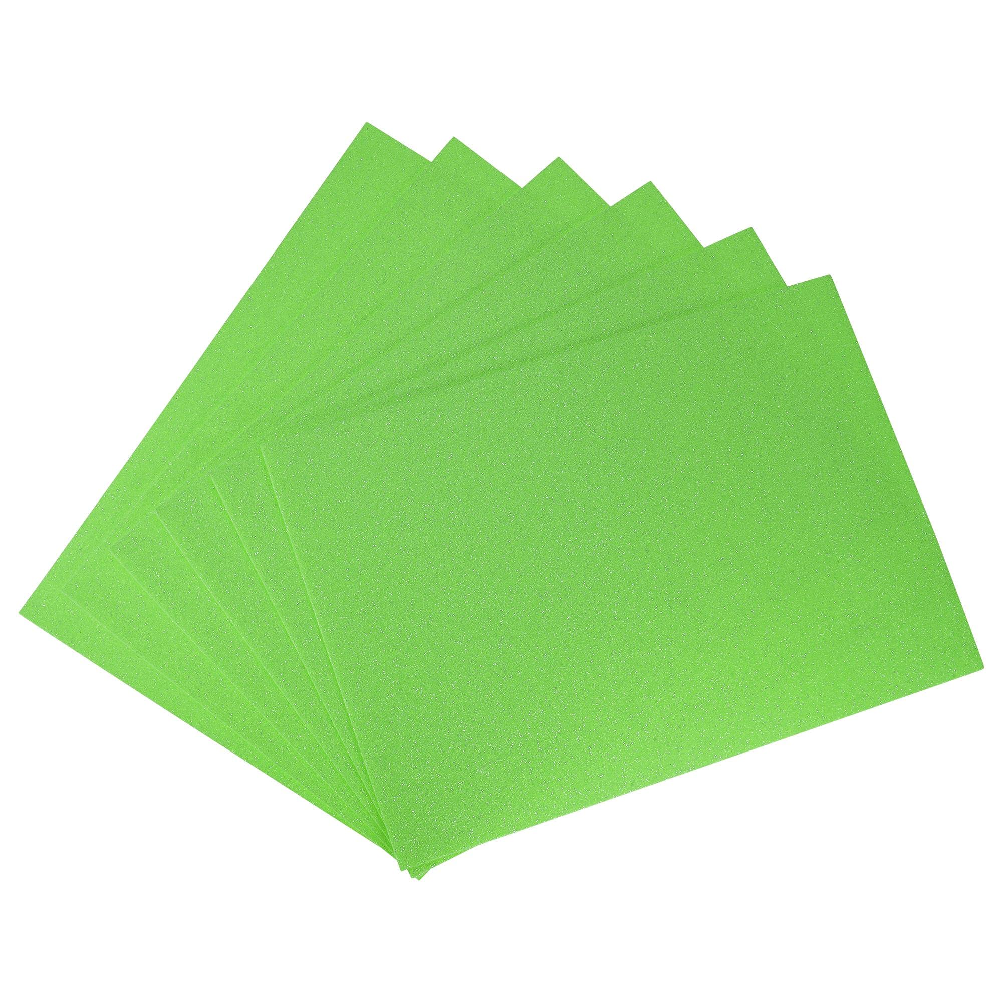 Mousse EVA verte brillante pour décorations de Noël et scrapbooking