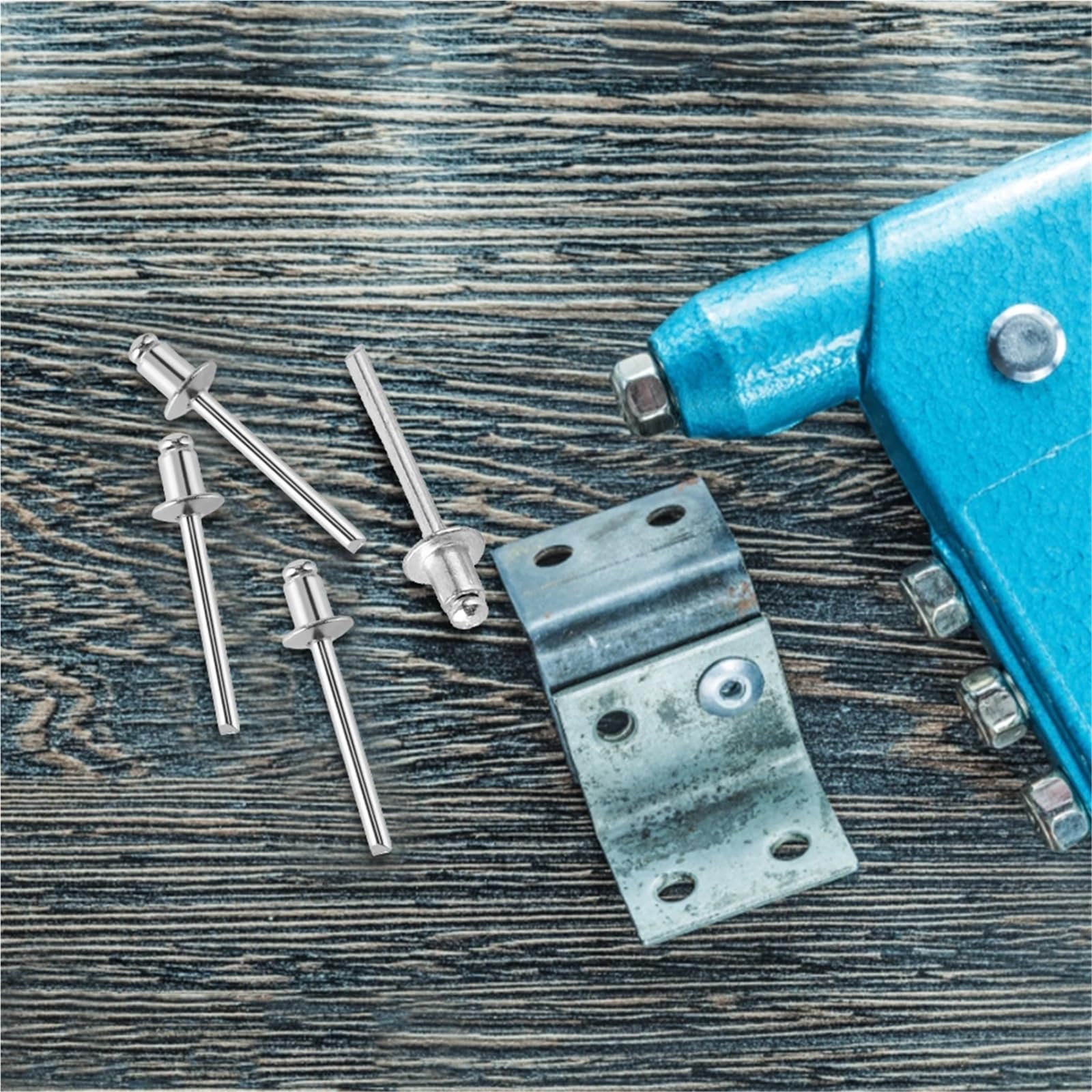 Remaches ciegos autoconectables para decoración de madera, 200 unidades, 2,4 mm, 3,2 mm, 4 mm, 4,8 mm, herramientas ligeras resistentes a la corrosión (2,4 mm)
