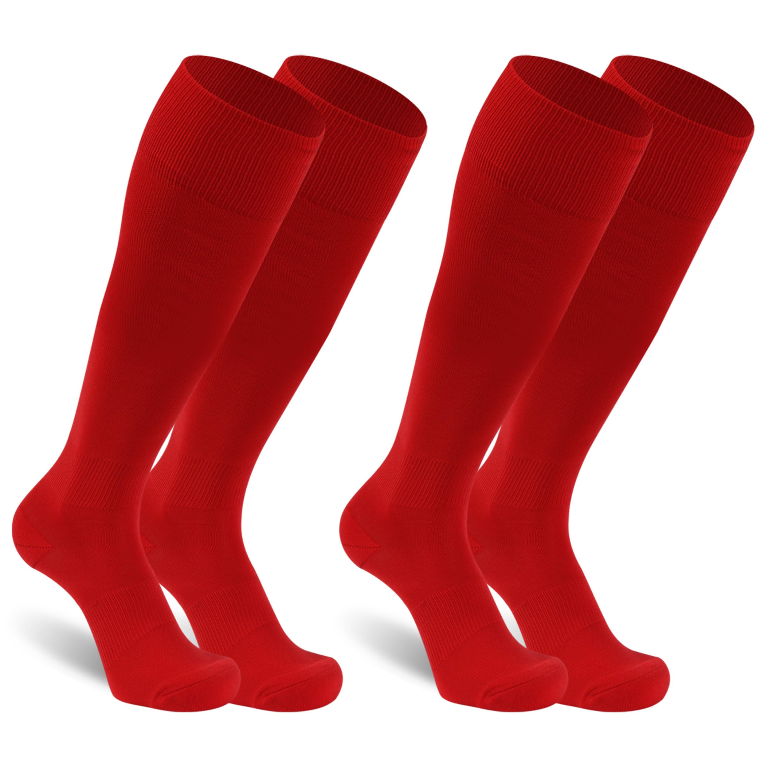 Dsource Unisex Soccer Socks, Knee High Solid Baseball Football Sports Team Socks
