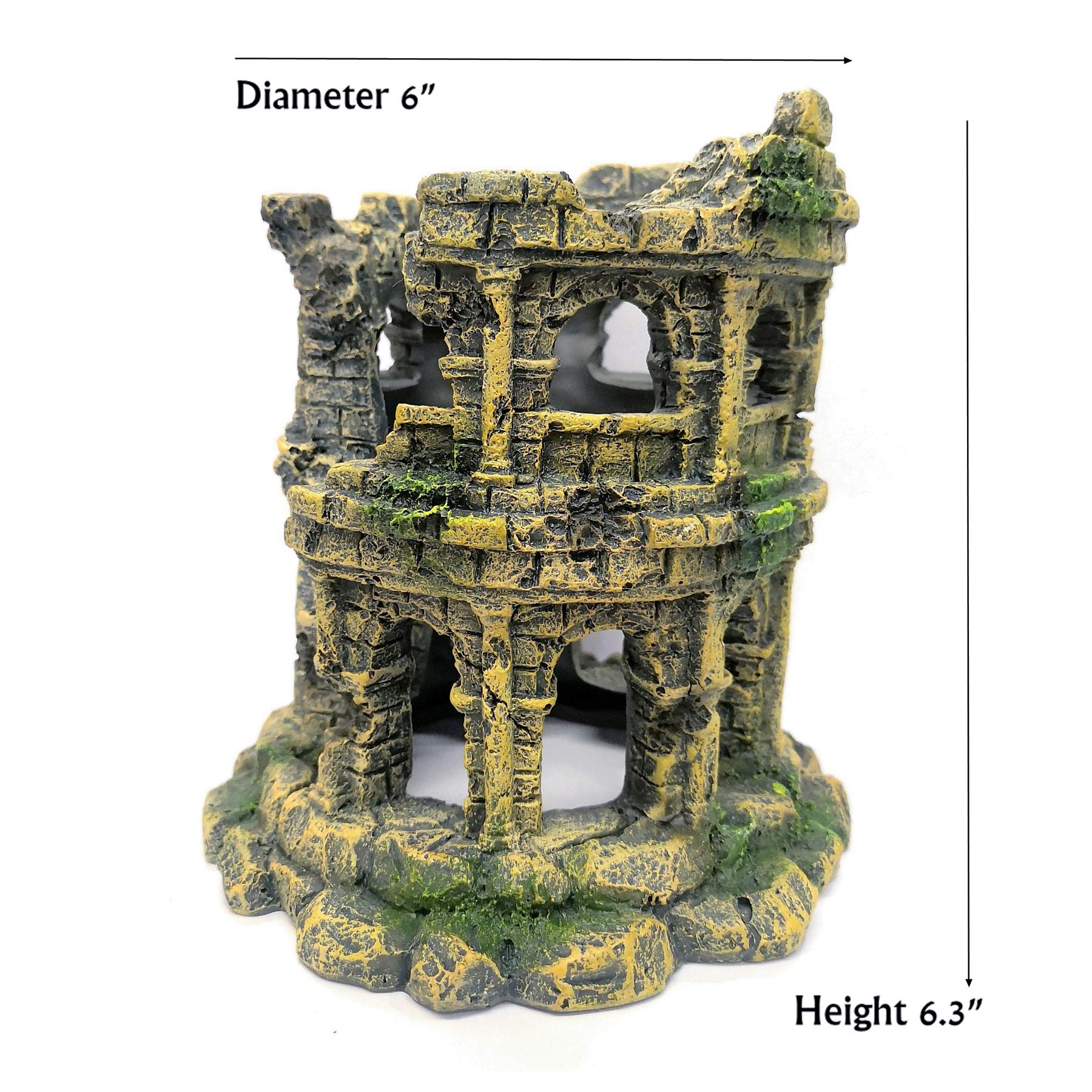 Buy M2cbridge Antique Roman Column Ruins European Castle Aquarium