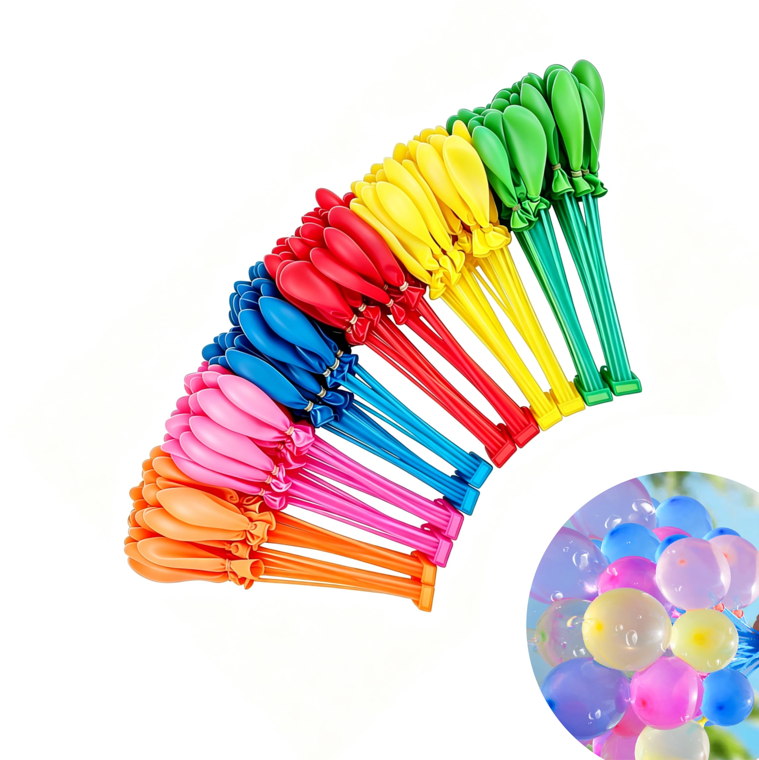 300+water balloons,2026 new model,Rapid-Filling Self-Sealing Water Bombs, Water Balloons for Kids Easy Fill, Eco-Friendly, for Outdoor Garden, Beach, Pool Party Fight, Water Toy — image 1